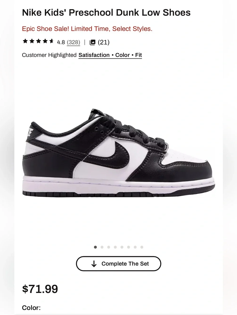 Nike Panda Dunks